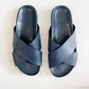 Everlane The Form Crossover Sandal Navy